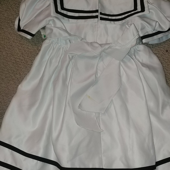 Girls Sailor Dress With Matching Hat 4 - Picture 3 of 3